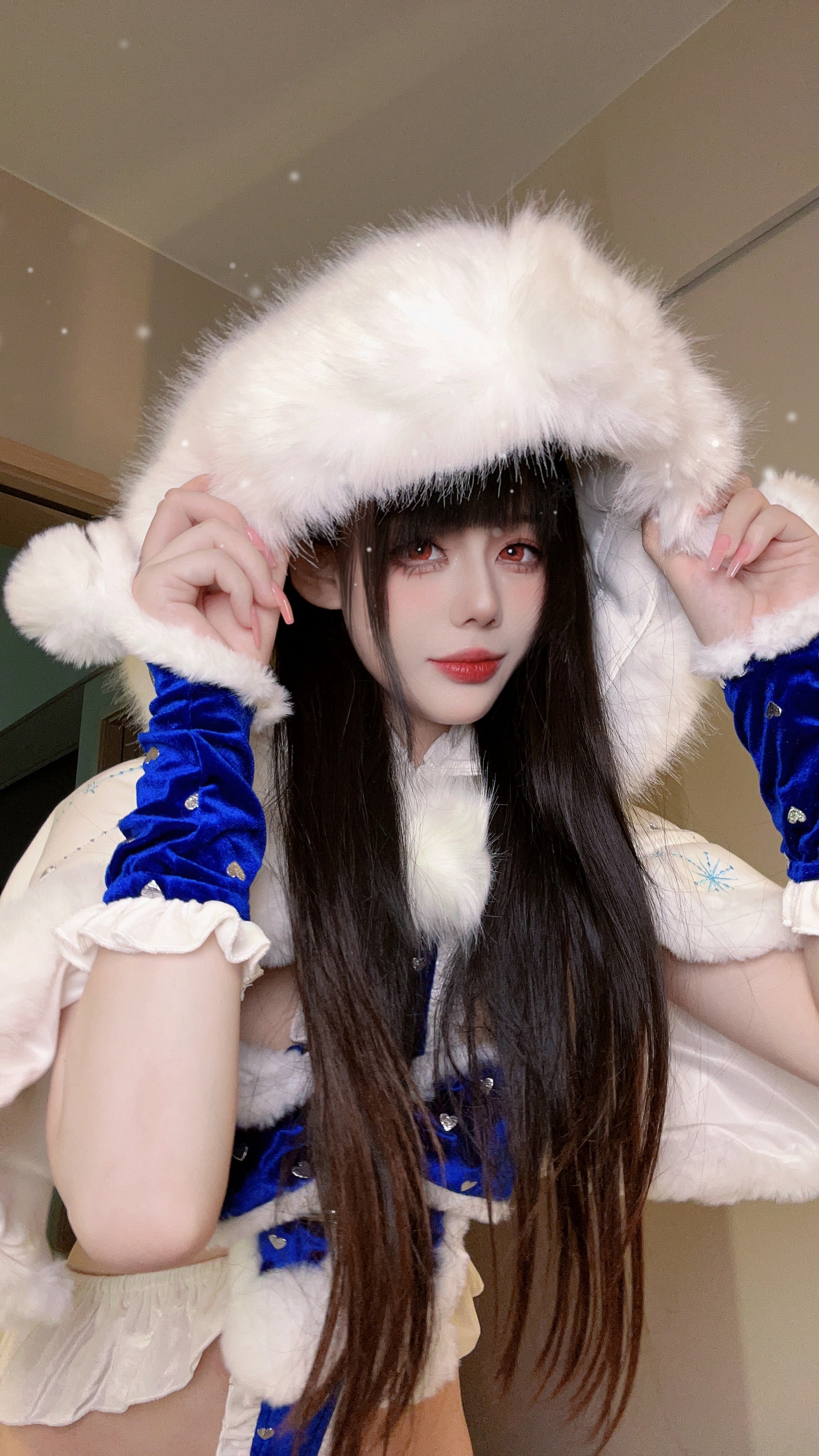 图片[1]-九言 – NO.036 蓝色冬季[30P]-XikXak